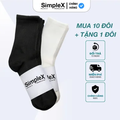 Tất Vớ Nam Nữ Trơn Unisex Cổ Cao, Cổ Trung, Cổ Thấp SPX/T01