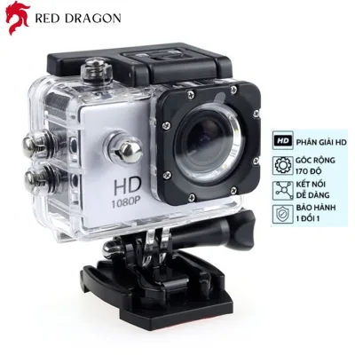 Reddragon Camera Hành Trình Pin Sạc Sportcam Model SJ400 Phân Giải FullHD 1080p Chống Nước Chống Bụi Gắn Xe Đạp Xe Máy Thể Thao