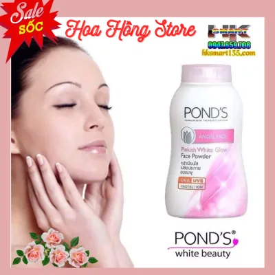 Phấn phủ dạng bột siêu mịn Pond's Angel Face Pinkish White Glow - phấn rôm pond's thái lan Đặc trị cho làn da nhiều dầu, da hỗn hợp và da mụn.Bột phấn rất mịn, sử dụng được rất lâu, mùi thơm dịu rất thích
