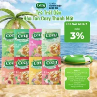 Trà Cozy Trà Đen Hòa Tan Các Vị Trái Cây Trà Đào, Gừng, Chanh, Vải, Dâu, Ổi hồng, Chanh dây, Sâm Bí Đao