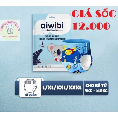 Tã Quần Bơi AIWIBI Cho Bé Xuất Xứ ASTRALIA CÓ TÃ BƠI SIZE LỚN