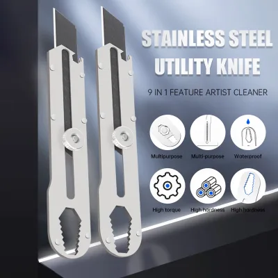 Máy cắt giấy sắc bén cờ lê chia độ 9 trong 1 Máy cắt nghệ thuật bằng thép không gỉ