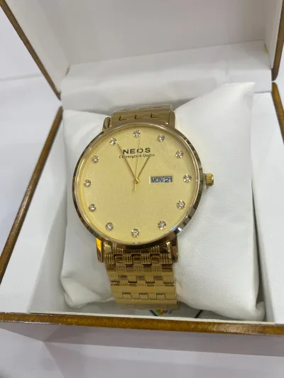 Đồng Hồ Nam Neos 30901 Đính Hột Cao Cấp Chính Hãng Công Ty