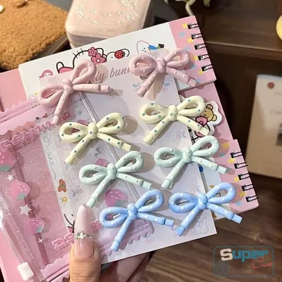 Thời Trang Ngọt Ngào Dreamy Handmade DIY 3D Chấm Bi Nơ Dễ Thương Hello Kitty 3D DIY Búp Bê Kem Màu Kẹo Phụ Kiện Điện Thoại Phụ Kiện Đa Năng Phụ Kiện