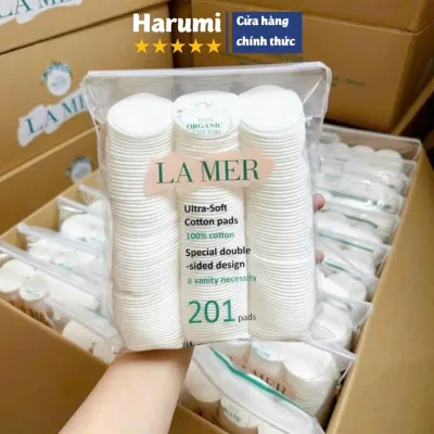Bông Tẩy Trang Lamer 201 Miếng 100% Cotton, Bông Tẩy Trang Lamer