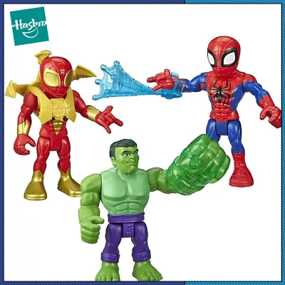 Bản gốc Hasbro Marvel Siêu anh hùng Cuộc phiêu lưu Hoạt động Hình Người nhện Người nhện sắt Hình Anime Hình Đồ chơi cho bé trai Trẻ em Quà sinh nhật Đồ chơi chính hãng Hasbro