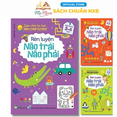 Sách - Sân Chơi Trí Tuệ Trò Chơi Tư Duy - Rèn Luyện Não Trái Não Phải Dành Cho Trẻ Từ 3-6 Tuổi