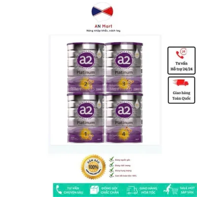 Sữa A2 Platinum Số 1, 2, 3, 4 Hộp 900g Là Dòng Sữa Đạm A2 NHập Khẩu Nội Địa Úc Hàng Bay AirCargo An Mart Giúp Hỗ Trợ Phát Triển Xương Và Răng , Tăng Trưởng Và Phát Triển,Hỗ Trợ Hệ Tiêu Hoá, Bảo Vệ Hệ Miễn Dịch