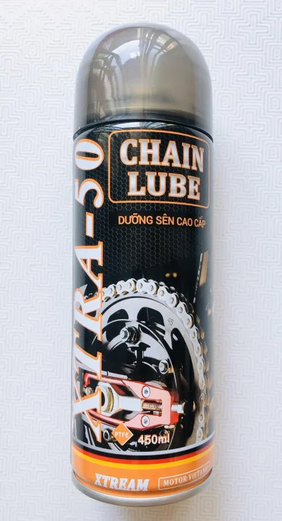 Chai xịt bảo dưỡng sên xích xe máy cao cấp Xtra-50 450ml