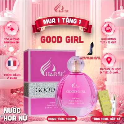 Nước Hoa Nữ CHARME GOOD GIRL 100ml Lưu Hương Lâu Phong Cách Ngọt Ngào, Trẻ Trung, Quyến Rũ Chính Hãng