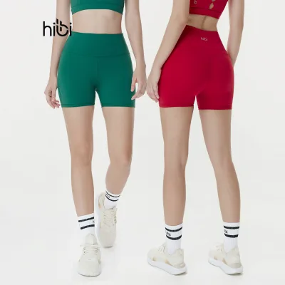 Hibi Sports Qs209 Yoga Gym Shorts High-Waisted Style, Flattering, High-Quality Fabric