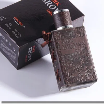 Dark Brown Dark Black men's perfume 80ml, super masculine fragrance, long lasting, high-class perfume for men
