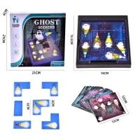 Bộ Đồ Chơi Xếp Hình Đèn Pin Bắt Ma Ghost Catchers Board Game Gồm 30 Thẻ 60 Cấp Độ Giúp Bé Phát Triển Tư Duy Trí Tuệ