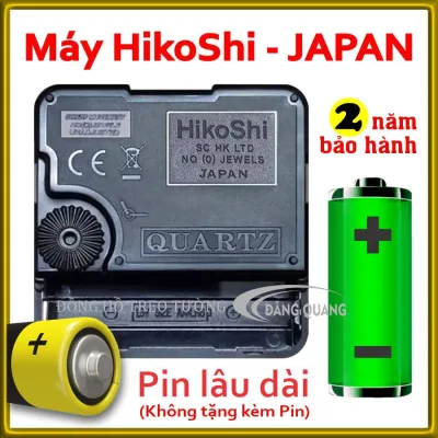 Máy đồng hồ treo tường Kim trôi Nhật bền đẹp (BH 2 năm)