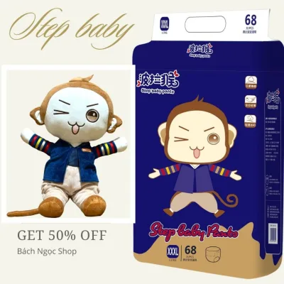 2 BỊCH STEPBABY Giá siêu tốt 💞 Tã/Bỉm Dán/Quần Step baby 💞 Đủ size 💞 Babycute, Bỉm stepbaby, bỉm khỉ