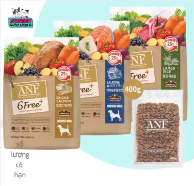 Anf 6Free Plus 1.6kg - Organic Dog Food Anf Duck Flavor Imported from Korea