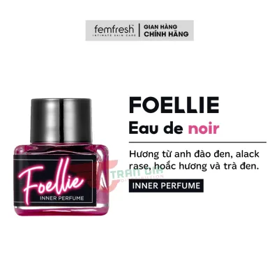 Foellie Eau De Noir Inner Perfume Premium Korean Intimate Perfume, Seductive, Dreamy Scent 5ml