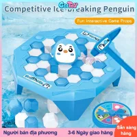 GeeToy 🐧Ice Breaking Chim Cánh Cụt Trò Chơi Đồ Chơi Cha Mẹ Con Tương Tác Đồ Chơi Bảng Xếp Hình Trò Chơi Cho Gia Đình Trò Chơi Bàn
