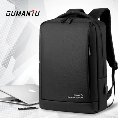 Ba lô công sở đựng laptop chống sốc Nam Black Laptop Backpack cao cấp - Phụ Kiện Thuận Lợi