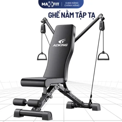Ghế Tập Gym Đa Năng MAXFIT G001, Ghế Tập Gym Gấp Gọn Cao Cấp Chịu Tải 150kg