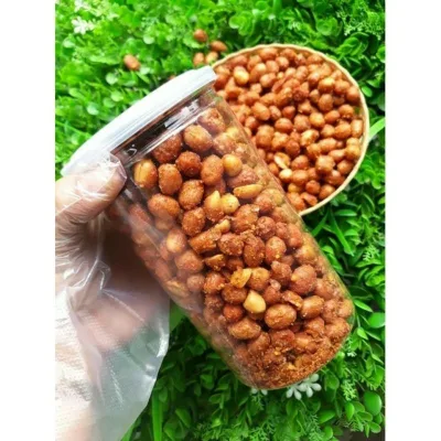 sale vốnhủ Pet 500gr đậu phộng rang tỏi ớt