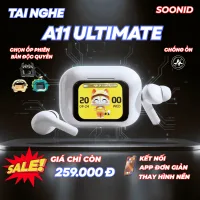 Tai Nghe A11 Ultimate, Full viền màn hình 1.65 inch, Có loa hộp sạc,Chuông báo thức, Kết Nối App, Phù Hợp Mọi Máy