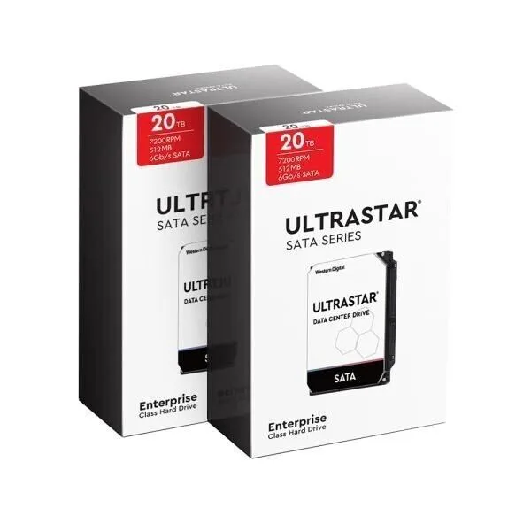 WD | Sandol Wuh722020Ale6L4 2Pack Ultrastar Hdd 20Tb Dc Hc560 3-Year Warranty Wuh722020Ale6L4