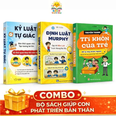 Combo 3 Cuốn: Kỷ Luật Tự Giác + Định Luật Murphy + Trí Khôn Của Trẻ ( Có Lẻ Từng Cuốn )