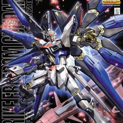 BANDAI 1/100 MG Strike Freedom Gundam Mô Hình Nhân Vật Hành Động với Chi Tiết Giáp Trong Suốt Đặc Biệt
