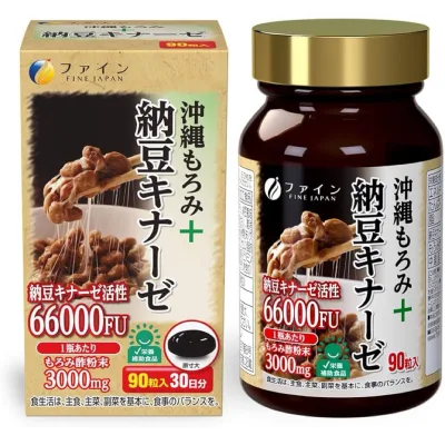 Thực Phẩm Chức Năng Fine Japan Okinawa Moromi Nattokinase 66000FU