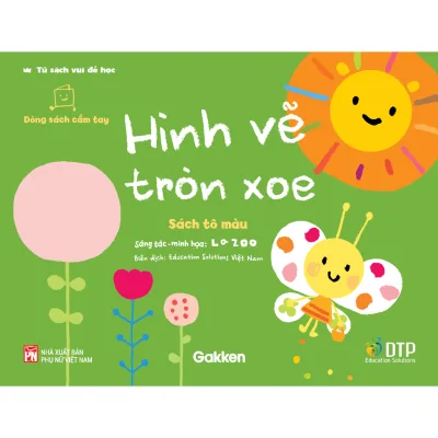 Sách - Dtpbooks - Hình Vẽ Tròn Xoe - Tủ sách vui để học - Sách tô màu - Dòng sách cầm tay - Tủ sách Ehon cho bé