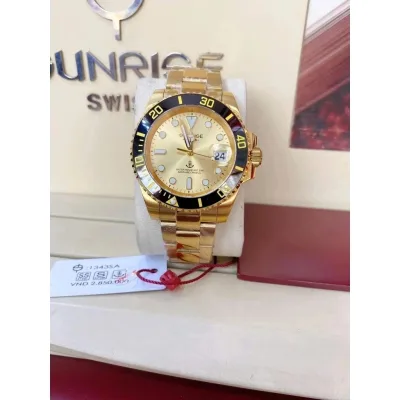 Đồng Hồ Nam Sunrise 1343SA Chính Hãng, Chống Nước, Kính Sapphire Chống Trầy