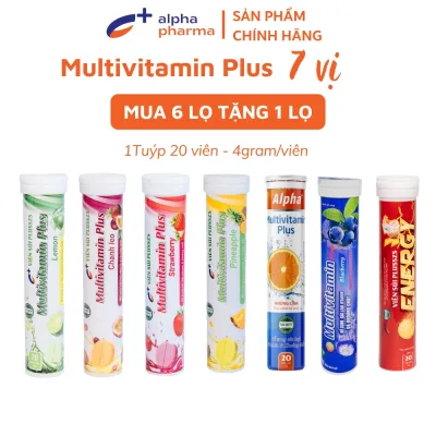 Viên Sủi Vitamin tổng hợp 7 Vị - Multivitamin Plus (20 viên x 4g)