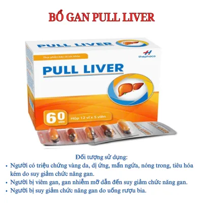 PULL LIVER Giúp tăng cường chức năng gan, giảm các triệu chứng do suy giảm chức năng gan.