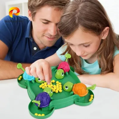 BLACKBEAR LIMIT Trò chơi bảng Rùa đói học tập, xếp hình Montessori, đồ chơi tương tác tiệc tùng