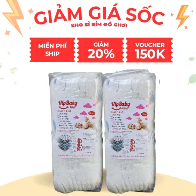 Bỉm quần 100 miếng giá rẻ Hipgig,tã quần, tã dán cho bé, đủ size S đến 3XL ,bỉm hipbaby care