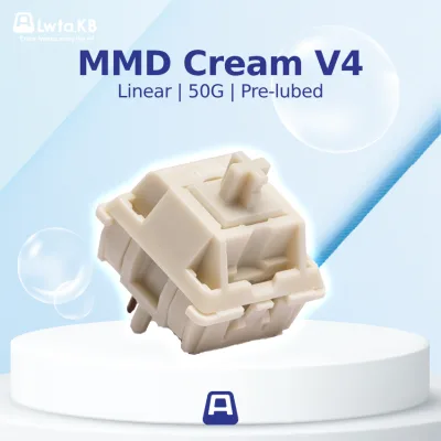 MMD Cream V4 | Switch Cream V4 Linear | 50G | 5 Pin dùng cho bàn phím