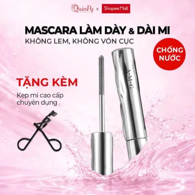 Mascara A.M.G Làm Dài & Dày Mi - Chống Trôi, Không Lem, Bền Màu Cả Ngày, Chuốt Mi Không Vón Cục, Tơi Mi
