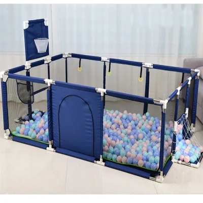 TẶNG 10 BÓNG việt nam Quây bóng hình chữ nhật LOẠI 1 - 1m2x1m8 cỡ lớn có rổ bóng và khung thành