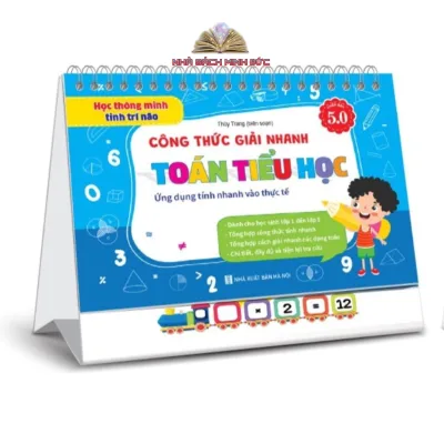 Sách - Bộ lịch CÔNG THỨC GIẢI NHANH TOÁN TIỂU HỌC (Phiên bản 5.0)