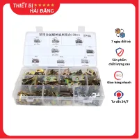Box of Iron Clamps, Iron Braces for Attaching Car Accessories, 170 Pieces
