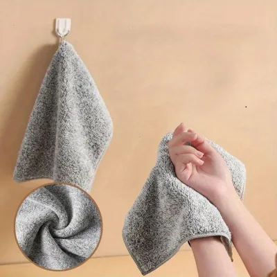 Quà Tặng Không Bán , Khăn Lau Sợi Tre Than Đa Năng Siêu Thấm, Hút Nước Nhanh