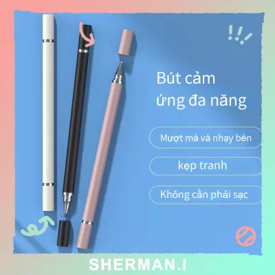 Bút cảm ứng 2 Đầu vẽ đa năng Máy tính bảng Màn Hình Cảm Ứng bút dụng thích hợp cho Ios / iPad-SN