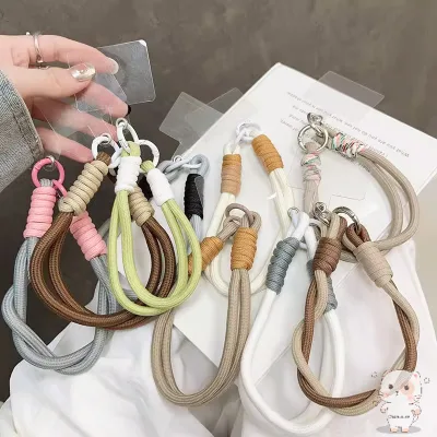 Dây đeo điện thoại Morandi Color Dây đeo điện thoại dệt đơn giản thời trang dây đeo điện thoại kiểu ngắn