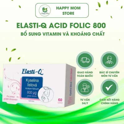 Elasti-Q Acid Folic 800 - Bổ sung vitamin và khoáng chất cho cơ thể