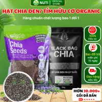 Hạt Chia Tím Absolute Organic, Chia Đen Black Bag Chia Hữu Cơ Hạt Sạch Đều Đẹp Detox