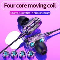 Tai Nghe Gaming/Chơi Game Nhét Tai Có Dây In Ear Có Mic Chống Ồn Cho ĐT IPmáy nghe nhạc và các loại điện thoại PC