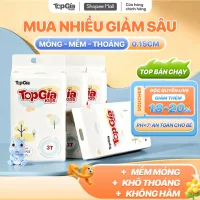 Tã/Bỉm Quần Dán Em Bé TOPGIAKIDS pH<7 Hỗ Trợ Kháng Khuẩn, Mềm Mại, Chống Tràn, Khô Thoáng Cả Ngày S/M/L/XL/XXL/XXXL