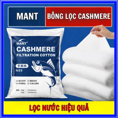 Bông Lọc Cashmere và Thảm Lọc Bụi Mịn MANT Mbio YEE Cho Bể Cá Hỗ Trợ Lọc Nước Siêu Sạch