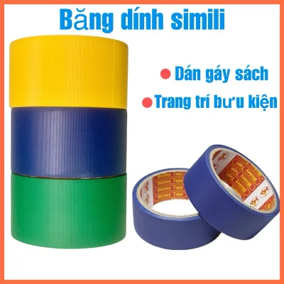 BĂNG KEO SIMILY dán gáy sách, sổ ghi, tài liệu. khổ 4,8cm và 3cm